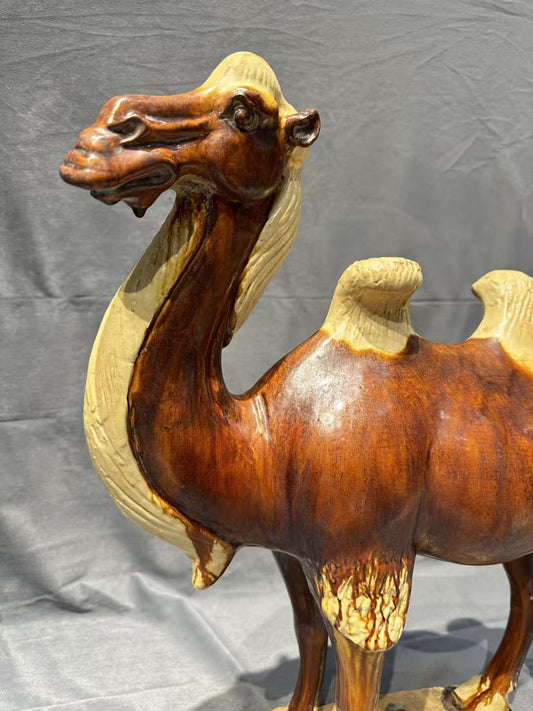 high-grade arts and crafts sculpture pottery painting ornament camel colorful