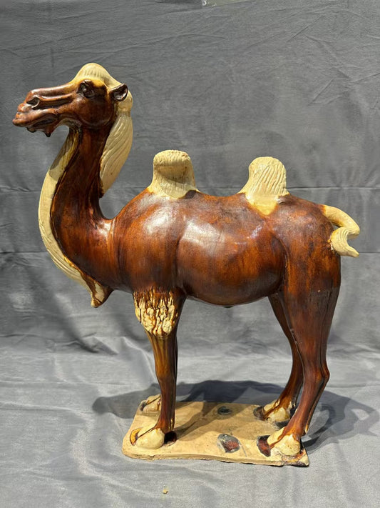 high-grade arts and crafts sculpture pottery painting ornament camel colorful