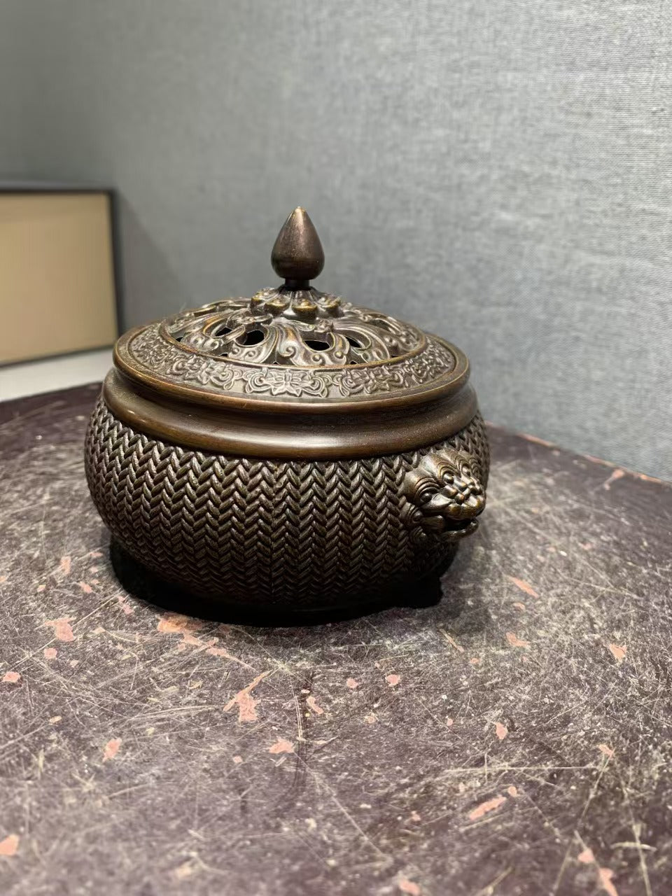 Antique Chinese Bronze Incense Burner, Exquisite & Collectible