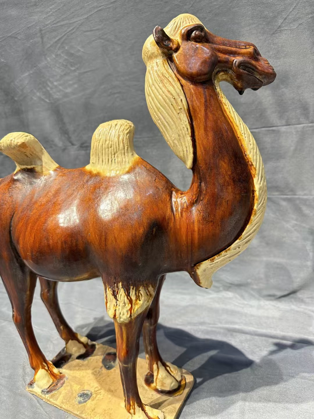 high-grade arts and crafts sculpture pottery painting ornament camel colorful